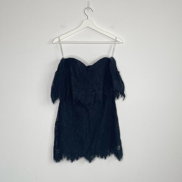 LOVERS + FRIENDS | Lush Lace Off the Shoulder Dress | S - Picture 2 of 5